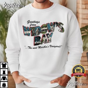 Greetings From Widow's Bay Horror Movie Vintage T Shirt (2)