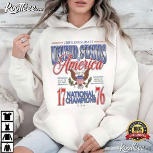 July 4th 1776 National Champions Funny America 250th Anniversary T Shirt (4)