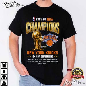 New York Knicks 2026 Champions Hoops Fan Gift T Shirt (1)