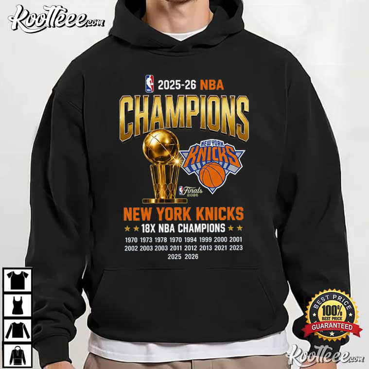 New York Knicks 2026 Champions Hoops Fan Gift T-Shirt New York Knicks 2026 Champions Hoops Fan Gift T-Shirt