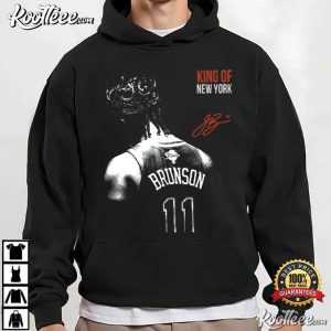 Jalen Brunson King Of New York Basketball T Shirt (2)