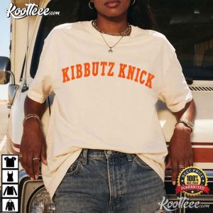 Kibbutz Knick Blue Orange Jewish Basketball T Shirt (2)