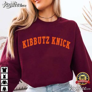 Kibbutz Knick Blue Orange Jewish Basketball T Shirt (3)