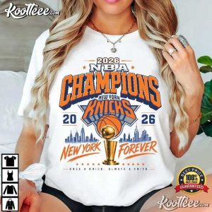 Knicks 2026 Champions Vintage Retro New York Basketball T Shirt (3)