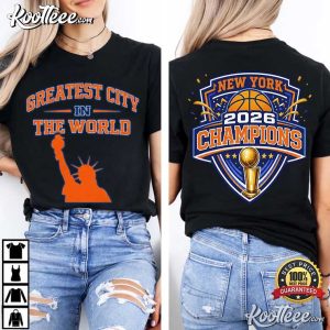 New York Knicks 2026 Champions Greatest City In The World T Shirt (3)