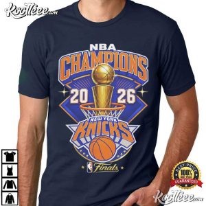 NBA Champions 2026 New York Knicks Sports Fan Gift T Shirt (3)