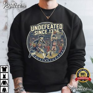 Undefeated Since 1776 Patriotic 4th Of July Funny USA T Shirt (3)