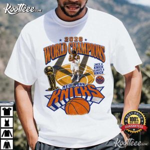Brunson Signature Knicks World Champions 2026 Graphic T Shirt (1)