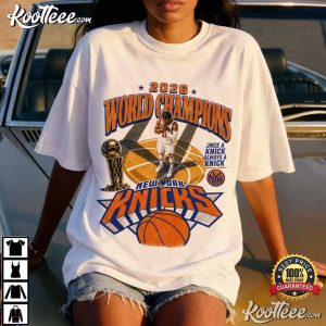 Brunson Signature Knicks World Champions 2026 Graphic T Shirt (2)