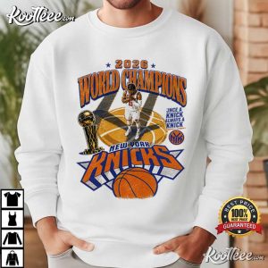 Brunson Signature Knicks World Champions 2026 Graphic T Shirt (3)