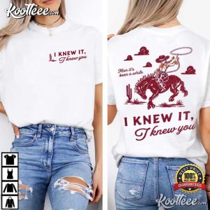Cowgirl Taylor Swift I Knew It I Knew You Western T Shirt (1)