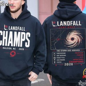 Landfall Champs Hurricane Raleigh 2026 Storm T Shirt (1)