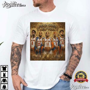 Patron Saints Of New York Knicks Jalen Brunson OG Anunoby Bridges Josh Hart T S (4)