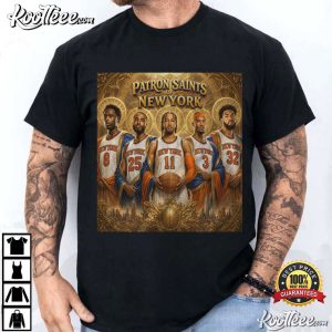Patron Saints Of New York Knicks Jalen Brunson OG Anunoby Bridges Josh Hart T S