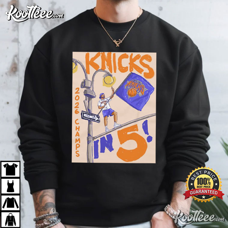 New York Knicks Championship 2026 In 5 Street Light T-Shirt New York Knicks Championship 2026 In 5 Street Light T-Shirt