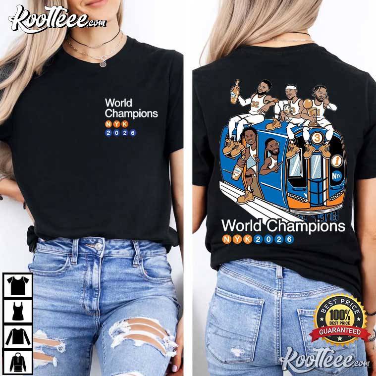 NYK New York Knicks World Champions 2026 Victory T-Shirt NYK New York Knicks World Champions 2026 Victory T-Shirt