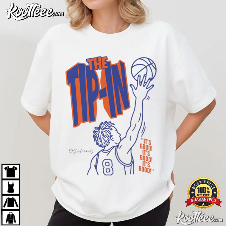 The Tip-In OG Anunoby NBA Finals Basketball T-Shirt The Tip-In OG Anunoby NBA Finals Basketball T-Shirt