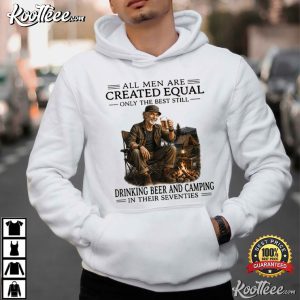 Camping Beer All Men Are Created Equal T Shirt (3)