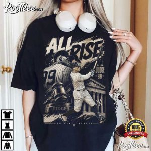 Aaron Judge All Rise Vintage New York Baseball Graphic T Shirt (4)
