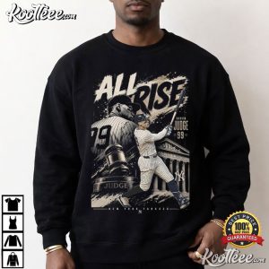 Aaron Judge All Rise Vintage New York Baseball Graphic T Shirt (2)