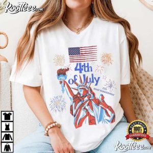 4th Of July America Birthday 250th Anniversary 1776 2026 Patriotic T Sh (1)