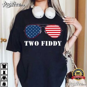 Two Fiddy America 250 Fourth Of July Patriotic T Shirt (2)