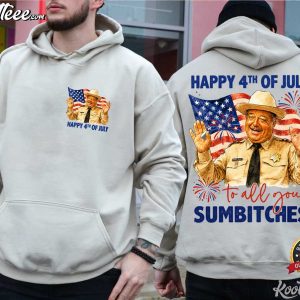 Smokey And The Bandit Happy 4th Of July To All You Sumbitches Patriotic T Shir