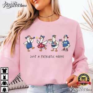 Patriotic Geese Just A Patriotic Goose T-Shirt Patriotic Geese Just A Patriotic Goose T Shirt (1)