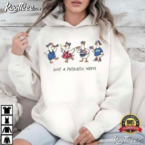 Patriotic Geese Just A Patriotic Goose T-Shirt Patriotic Geese Just A Patriotic Goose T Shirt (2)