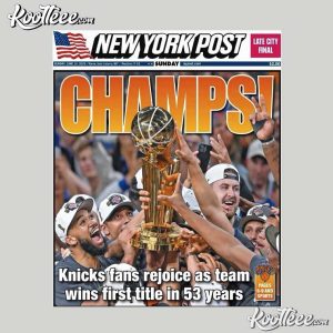 New York Knicks Championship First Title In 53 Years Poster New York Knicks Championship First Title In 53 Years Poster (2)