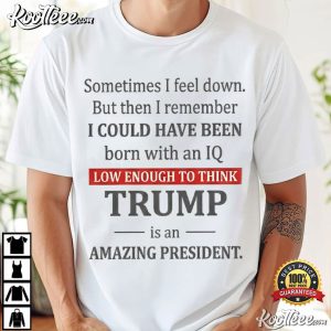 Trump Sometimes I Feel Down But Then I Remember I Could Have Been Political T Shir (4)