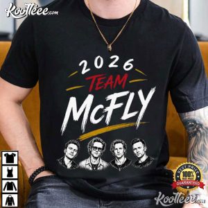 Team McFLY 2026 Fan Tour Music Band T Shirt (1)