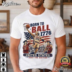 George Washington Basketball Undefeated Since 1776 4th Of July T Shirt (2)
