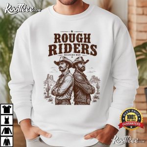Old West Rough Riders Gay Western Cowboy T Shirt (4)