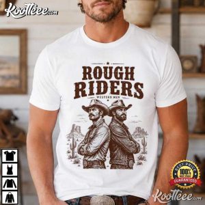 Old West Rough Riders Gay Western Cowboy T Shirt (1)