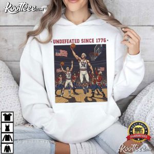 Undefeated Since 1776 George Washington Basketball Patriotic American History (1)