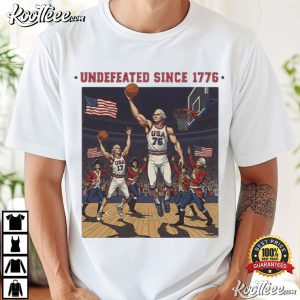 Undefeated Since 1776 George Washington Basketball Patriotic American Histo (4)