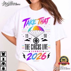 Take That The Circus Live 2026 Summer Music Festival T Shirt (1)