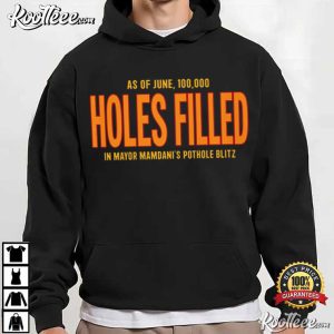 Holes Filled Mayor Mamdani Funny NYC Pothole Politics T Shirt (4)