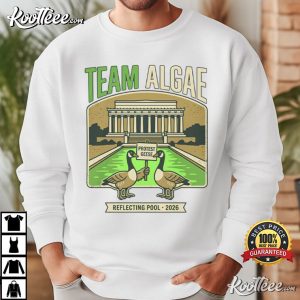 Team Algae Funny Reflecting Pool Political Satire T Shirt (2)