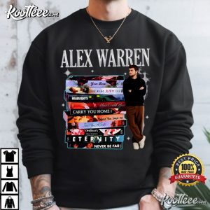 Alex Warren Vintage Music Concert Tour Pop Album Tracklist Stack T Shirt (4)