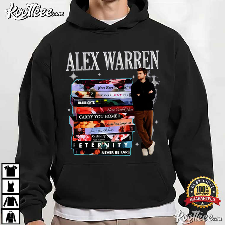 Alex Warren Vintage Music Concert Tour Pop Album Tracklist Stack T-Shirt