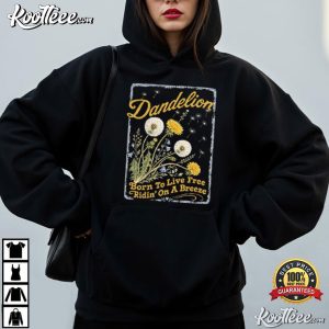 Born To Live Free Dandelion Country Music Graphic T Shirt (2)