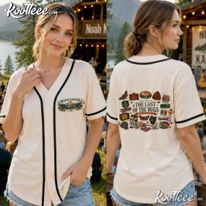 Noah Kahan The Divide Tour Concert Country Music Baseball Jersey