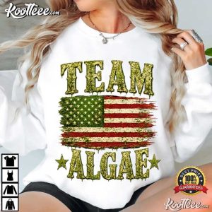 Team Algae Reflecting Pool Protest Flag Blue Promised Funny Political T Shirt (1)