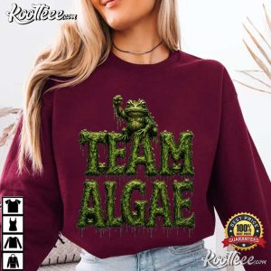 Team Algae Funny Pond Lover Reflecting Pond Frog T Shirt (3)