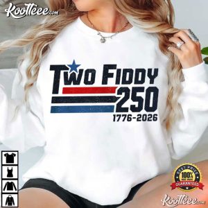Two Fiddy Funny America 250th Anniversary Retro 4th Of July T Shirt (2)