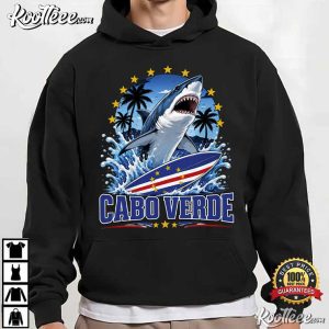 Cape Verde Flag Shark Roots Heritage Island Pride T-Shirt Cape Verde Flag Shark Roots Heritage Island Pride T Shirt (3)