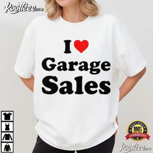 I Love Garage Sales Funny Thrifting T Shirt (1)