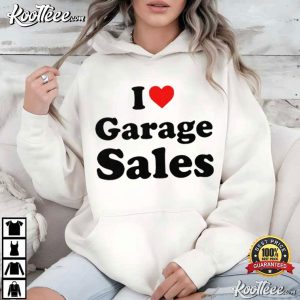 I Love Garage Sales Funny Thrifting T Shirt (2)
